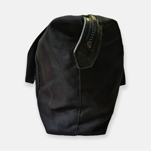 BURBERRY Fragrances Extra Large Black/Green Plaid Canvas Weekender/ Duffle Bag - Picture 5 of 13